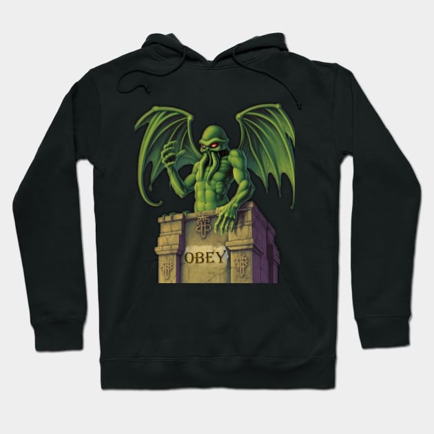 Obey Cthulhu Hoodie by Carterboy